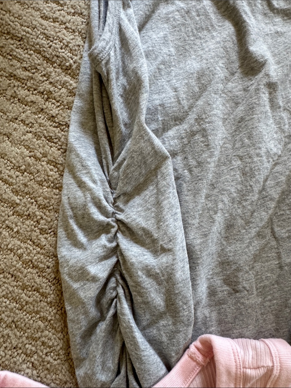 Melrose and Market Ribbed Pink & Neutral Tank Tops Set Bundle of 4 - Picture 9 of 10
